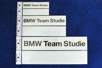 BMW Team Studieオフィシャルステッカー